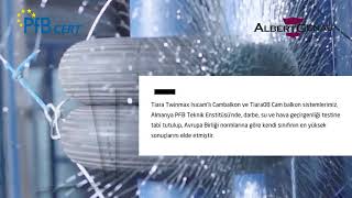 Türkiye'nin İlk ve Tek Sertifikalı Cambalkonu Albert Genau'da!